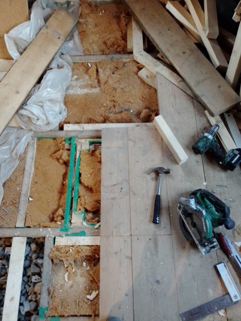 Building a floor hatch