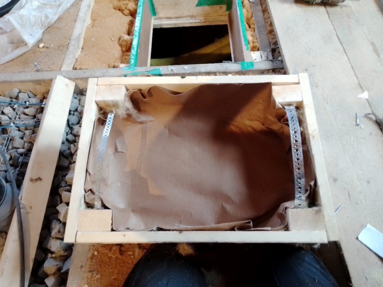 Building a floor hatch