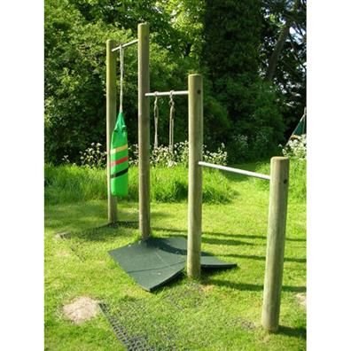 Outdoor gym: Example pull up bar