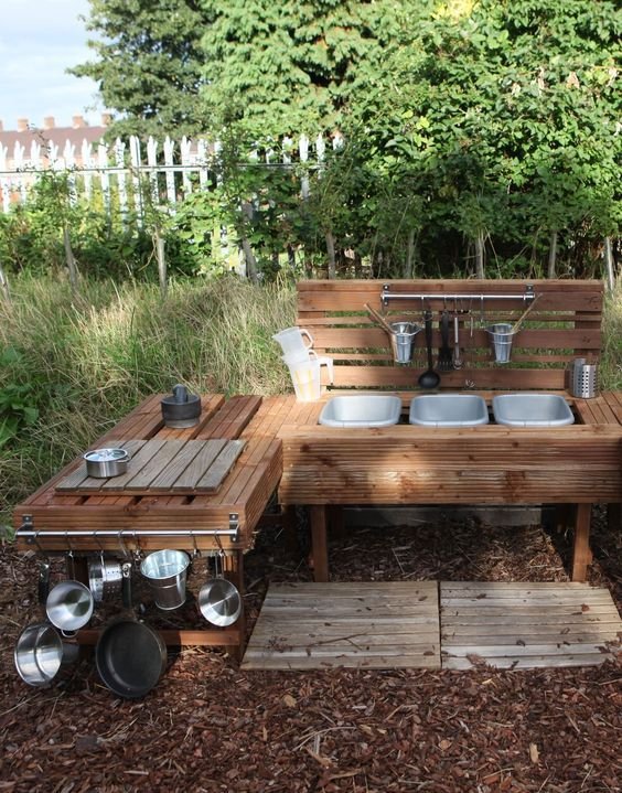 Mud kitchen for kids