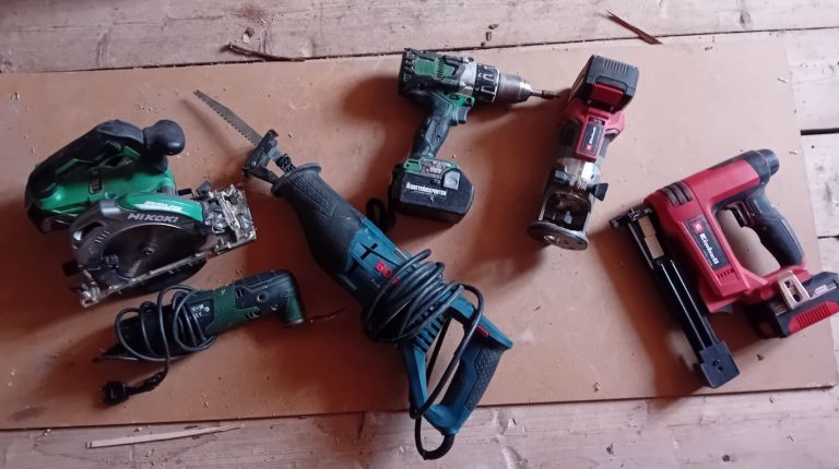 Beginner tools: a selection of my current power tools